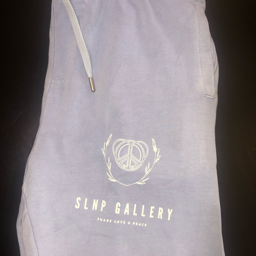SLNP Gallery Share Love & Peace Premium Purple Ice Joggers